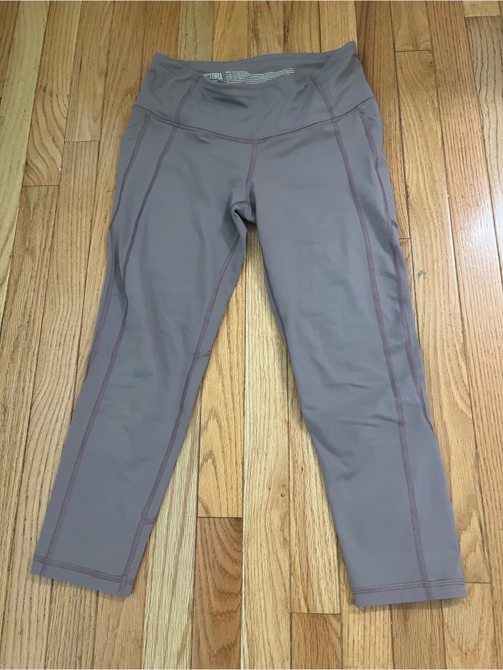 Victoria's Secret Mauve Cropped High-Waist Leggings